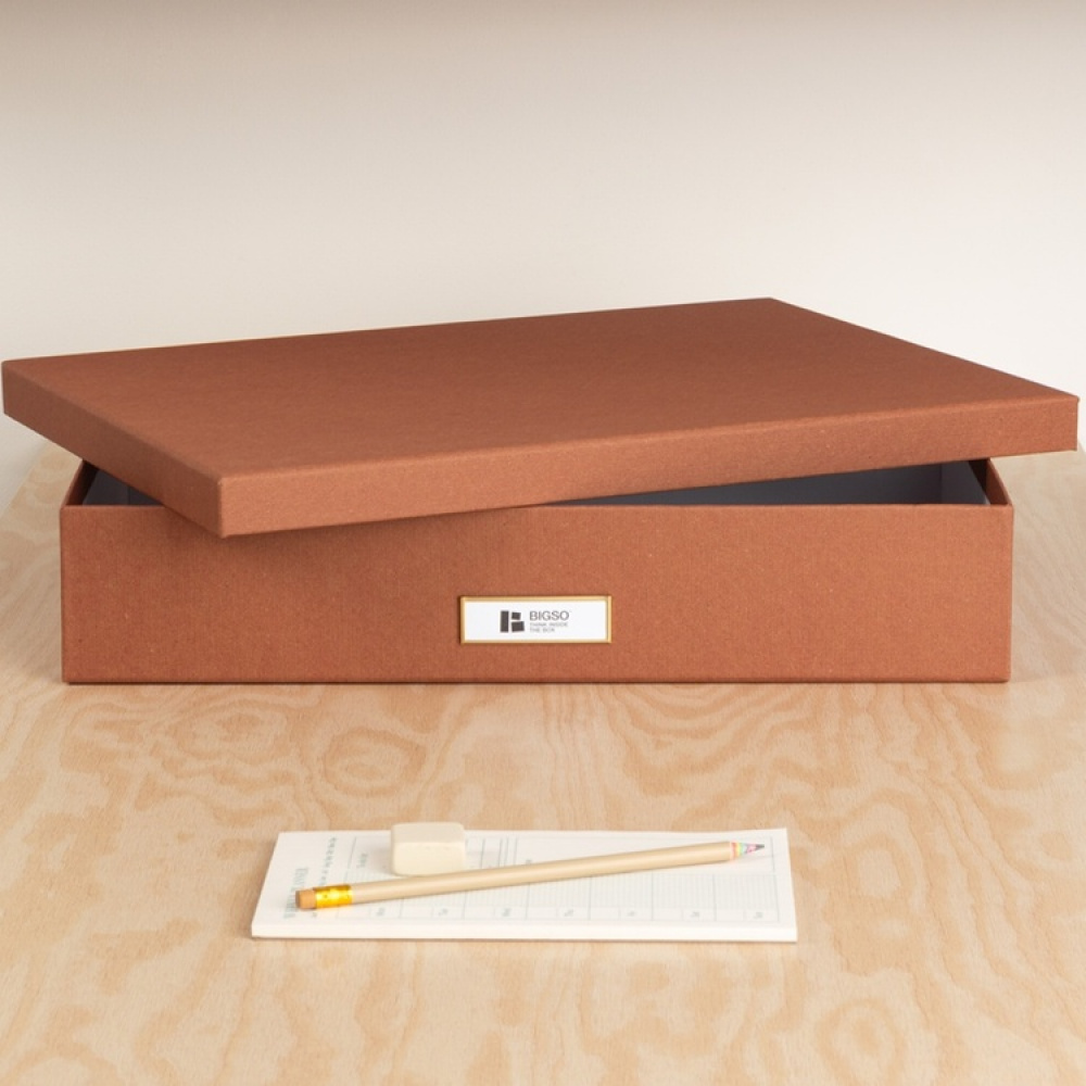 Förvaringslåda A3, BIGSO SVERKER RESTORE, 43,5 x 31 x H 8,5 cm i gruppen Förvaring / Förvaringslådor / BigSo förvaringslådor hos SmartaSaker.se (40782)