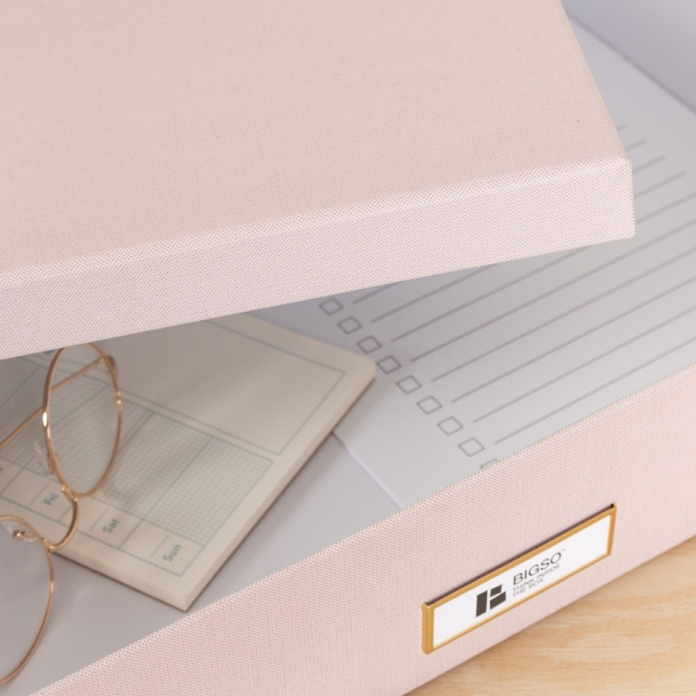 Förvaringslåda A3, BIGSO SVERKER RESTORE, 43,5 x 31 x H 8,5 cm i gruppen Förvaring / Förvaringslådor / BigSo förvaringslådor hos SmartaSaker.se (40782)