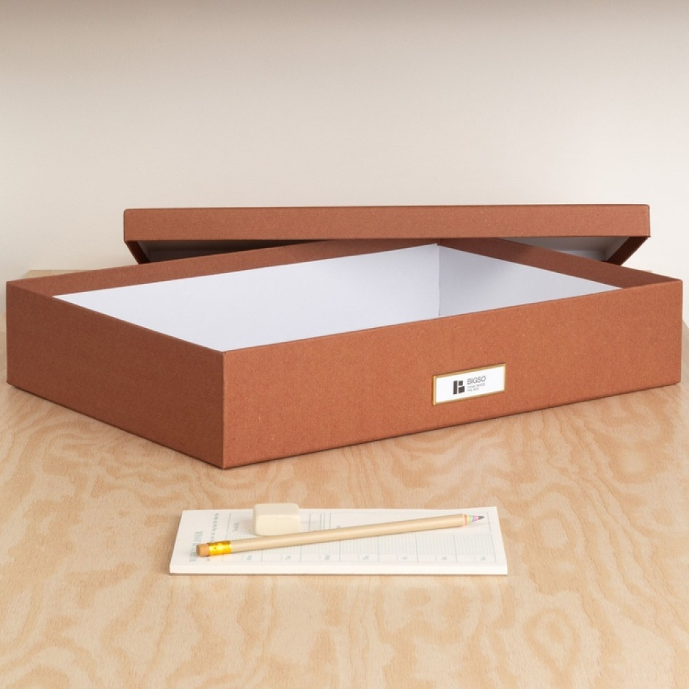 Förvaringslåda A3, BIGSO SVERKER RESTORE, 43,5 x 31 x H 8,5 cm i gruppen Förvaring / Förvaringslådor / BigSo förvaringslådor hos SmartaSaker.se (40782)
