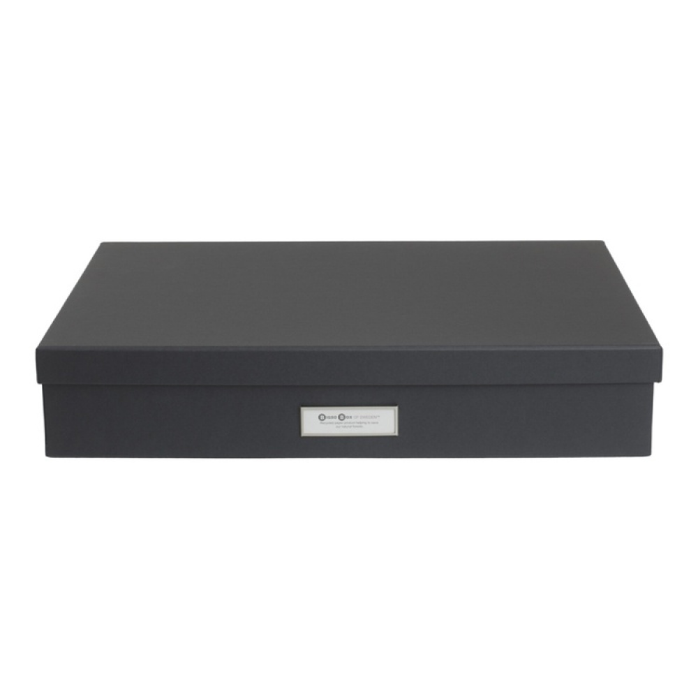 Förvaringslåda A3, BIGSO SVERKER, 43,5 x 31 x H 8,5 cm i gruppen Förvaring / Förvaringslådor / BigSo förvaringslådor hos SmartaSaker.se (40783)