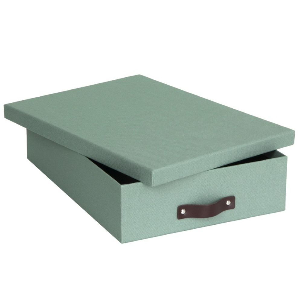 Förvaringslåda A4+, BIGSO OSKAR CANVAS, 35 x 26 x H 8,5 cm i gruppen Förvaring / Förvaringslådor / BigSo förvaringslådor hos SmartaSaker.se (40785)