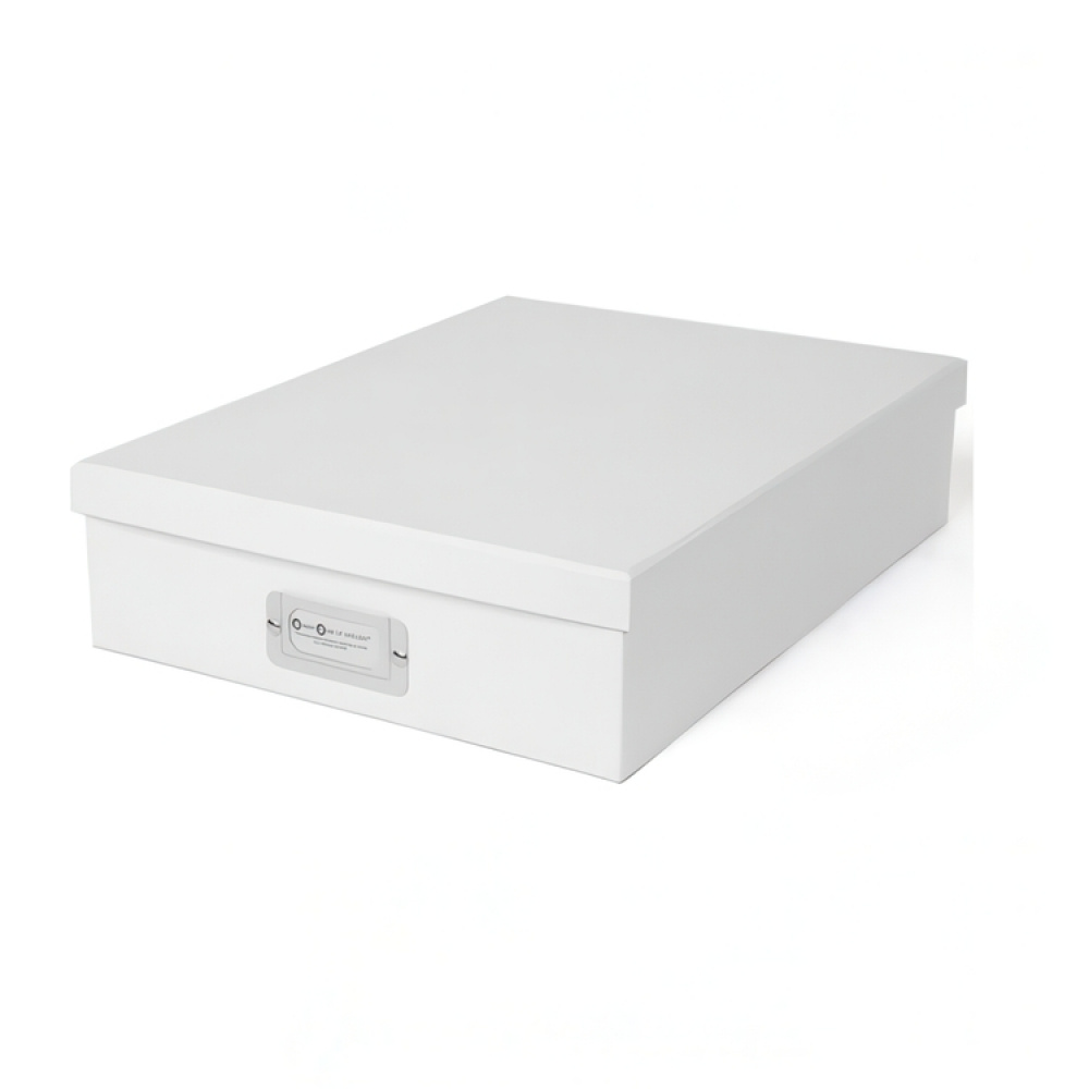 Förvaringslåda A4+, BIGSO OSKAR, 35 x 26 x H 8,5 cm i gruppen Förvaring / Förvaringslådor / BigSo förvaringslådor hos SmartaSaker.se (40787)
