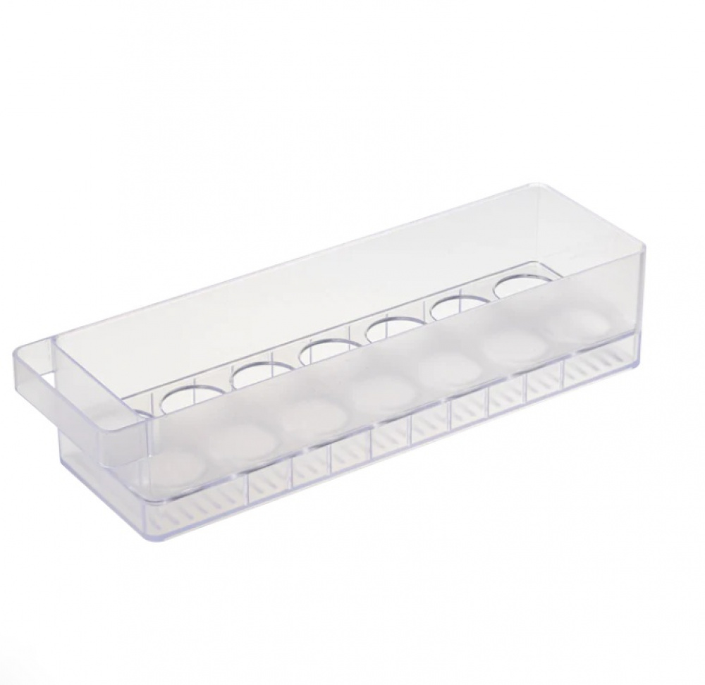 Förvaringslåda för 14 ägg, Stapelbar, TOWER MODERN EGG TRAY Yamazaki, Frostigt transparent i gruppen Förvaring / Köksförvaring / Kylskåpsförvaring hos SmartaSaker.se (40792)