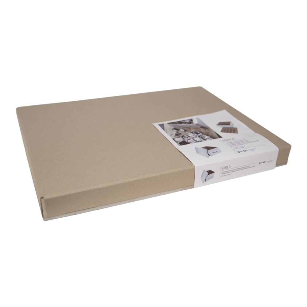 Förvaringslåda för Sortering, 32 fack, ORNAMENT BOX, 50 x 37 x H 27,5 cm, Nature i gruppen Förvaring / Förråd- och garageförvaring hos SmartaSaker.se (40795)