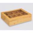 Förvaringslåda för Sortering, LARGE BAMBOO TEA BOX, 28 x 23 x H 7 cm, Natur Förvaringslåda för Sortering, LARGE BAMBOO TEA BOX, 28 x 23 x H 7 cm, Natur