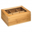 Förvaringslåda för Sortering, SMALL BAMBOO TEA BOX, 22 x 16 x H 9 cm, Natur Förvaringslåda för Sortering, SMALL BAMBOO TEA BOX, 22 x 16 x H 9 cm, Natur
