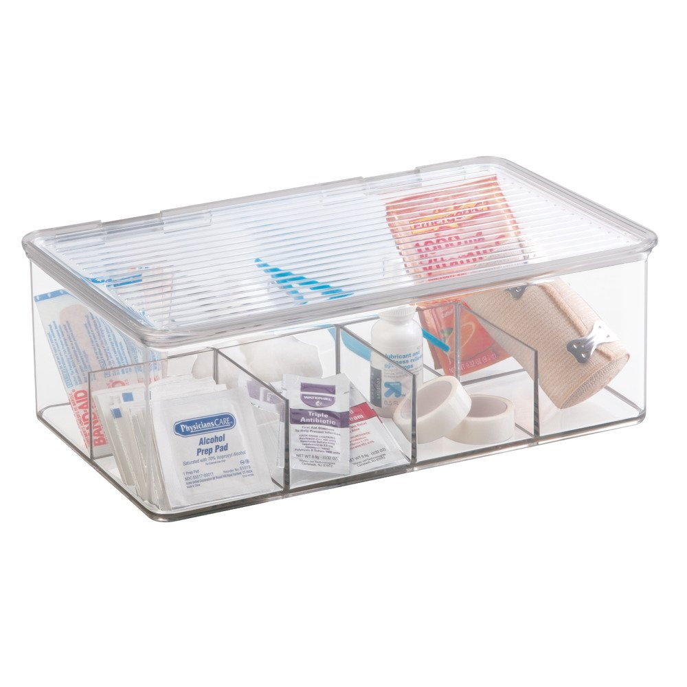 Förvaringslåda för Sortering, Tepåsar, 8 fack, ID CABINET BIN, 27,3 x 18,4 x H9,5cm, Transparent i gruppen Förvaring / Köksförvaring / Förvaringslådor och burkar hos SmartaSaker.se (40800)