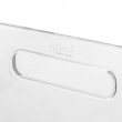 Förvaringslåda i klarplast, SELENA LARGE STORAGE BASKET, 31 x 31x H 15 cm, Klar Förvaringslåda i klarplast, SELENA LARGE STORAGE BASKET, 31 x 31x H 15 cm, Klar