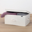 Förvaringslåda i tyg, Rektangulär, TIVOLI COLLECTION, 50 x 38 x H 24 cm, Off White Förvaringslåda i tyg, Rektangulär, TIVOLI COLLECTION, 50 x 38 x H 24 cm, Off White