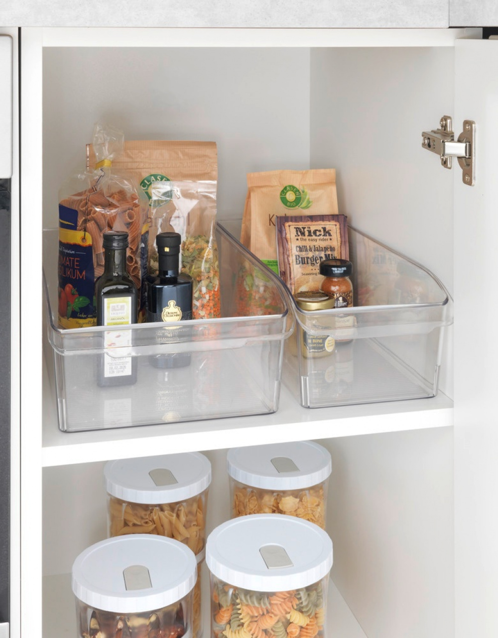 Förvaringslåda med handtag, Djup, MEDIUM CABINET-ORGANIZER, 37 x 15 x H 11 cm, Klar i gruppen Förvaring / Köksförvaring / Organisera köksskåp hos SmartaSaker.se (40813)