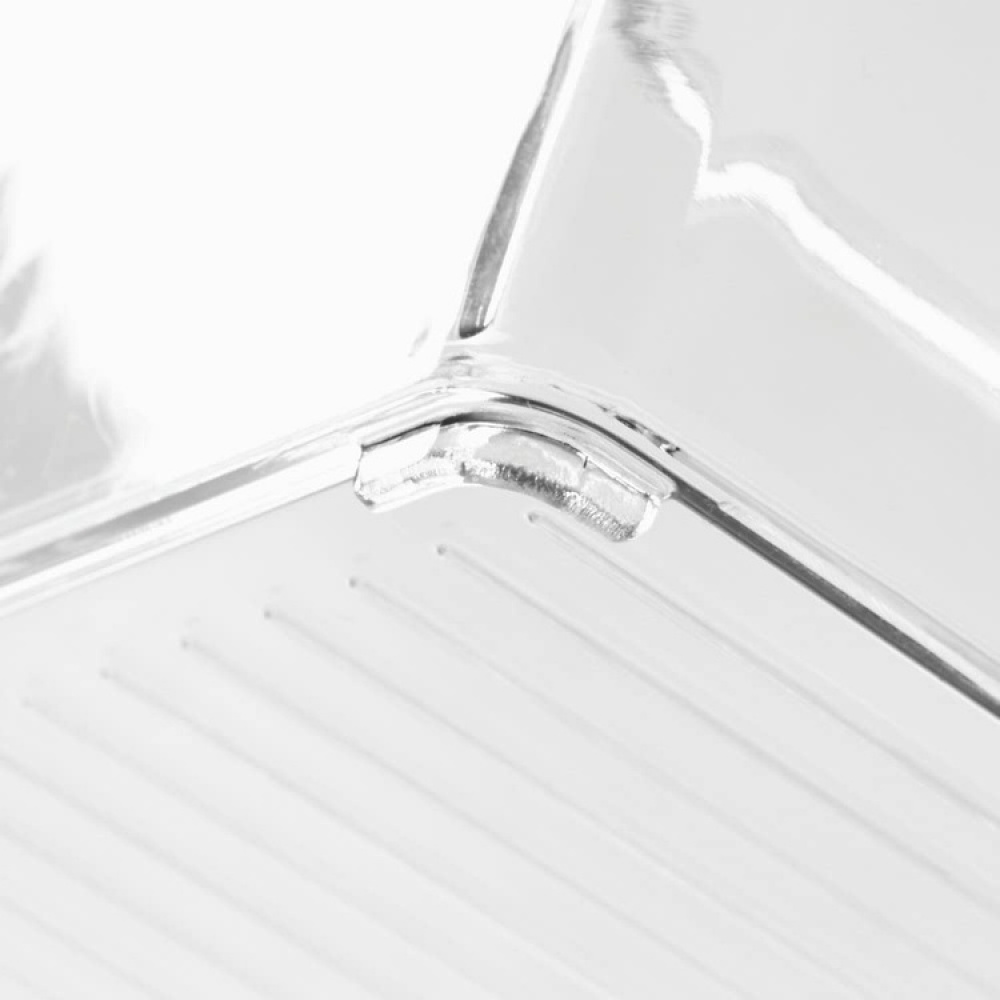 Förvaringslåda med handtag, CABINET BINZ, 15,2 x 41 x H7,6 cm, Transparent i gruppen Förvaring / Köksförvaring / Kylskåpsförvaring hos SmartaSaker.se (40816)