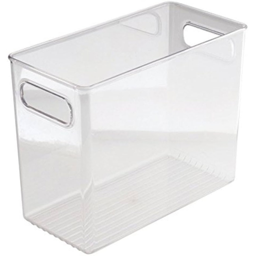 Förvaringslåda utan lock, ID NARROW PANTRY BIN, 25,4 x 12,7 x H 20,3 cm, Transparent i gruppen Förvaring / Köksförvaring / Organisera köksskåp hos SmartaSaker.se (40829)