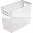 Förvaringslåda utan lock, ID NARROW PANTRY BIN, 25,4 x 12,7 x H 20,3 cm, Transparent Förvaringslåda utan lock, ID NARROW PANTRY BIN, 25,4 x 12,7 x H 20,3 cm, Transparent
