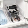 Förvaringslåda, Stapelbar, THE HOME EDIT HAIR DRYER BIN, 28,4 x 25,4 x H10,8 cm, Klar Förvaringslåda, Stapelbar, THE HOME EDIT HAIR DRYER BIN, 28,4 x 25,4 x H10,8 cm, Klar