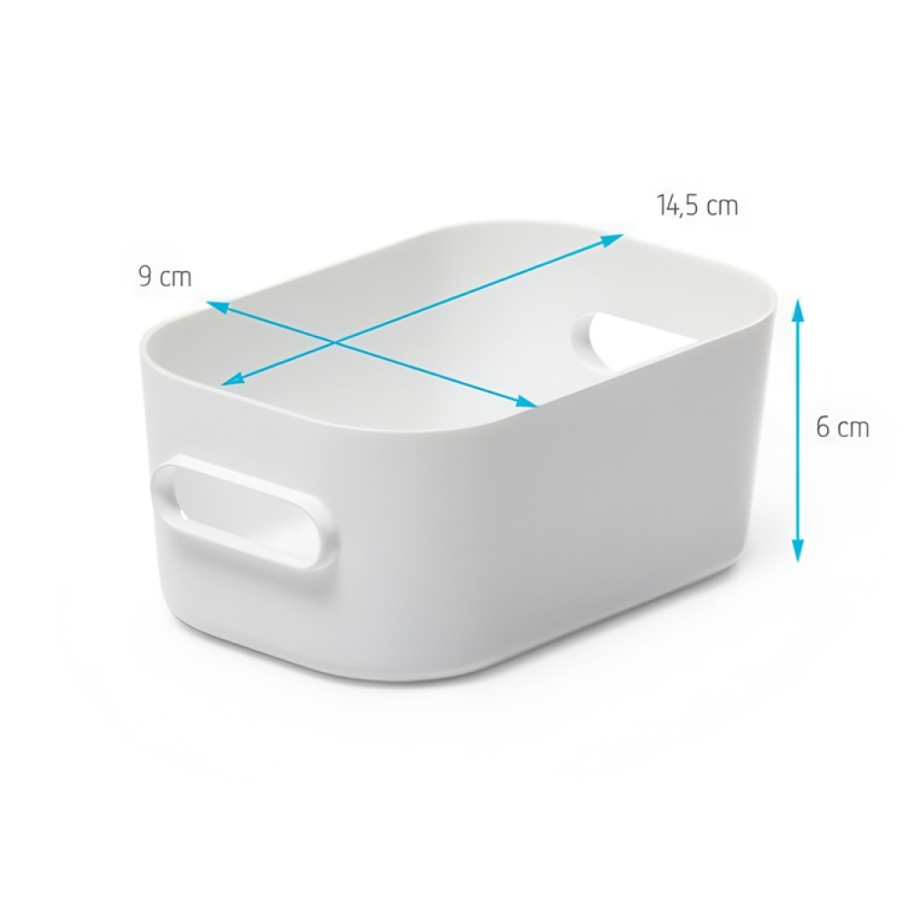 Förvaringslåda, Extra Liten, SMARTSTORE COMPACT XS, 14,5 x 9 x H6 cm i gruppen Förvaring / Förvaringslådor / SmartStore förvaringslådor hos SmartaSaker.se (40836)