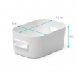 Förvaringslåda, Extra Liten, SMARTSTORE COMPACT XS, 14,5 x 9 x H6 cm Förvaringslåda, Extra Liten, SMARTSTORE COMPACT XS, 14,5 x 9 x H6 cm