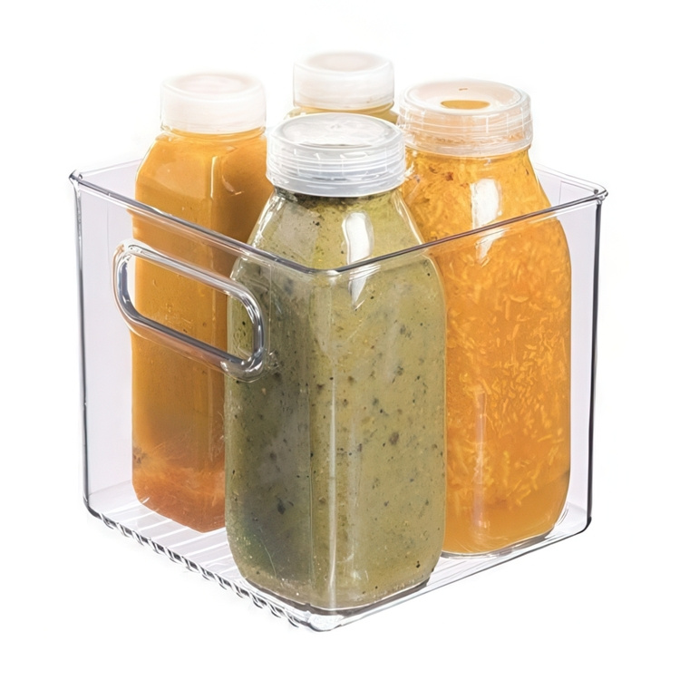 Förvaringslåda, Fyrkantig, ID PANTRY BINZ, 15 x 15 x H 15 cm, Transparent i gruppen Förvaring / Köksförvaring / Organisera köksskåp hos SmartaSaker.se (40837)