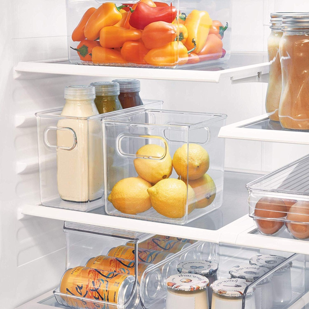 Förvaringslåda, Fyrkantig, ID PANTRY BINZ, 15 x 15 x H 15 cm, Transparent i gruppen Förvaring / Köksförvaring / Organisera köksskåp hos SmartaSaker.se (40837)
