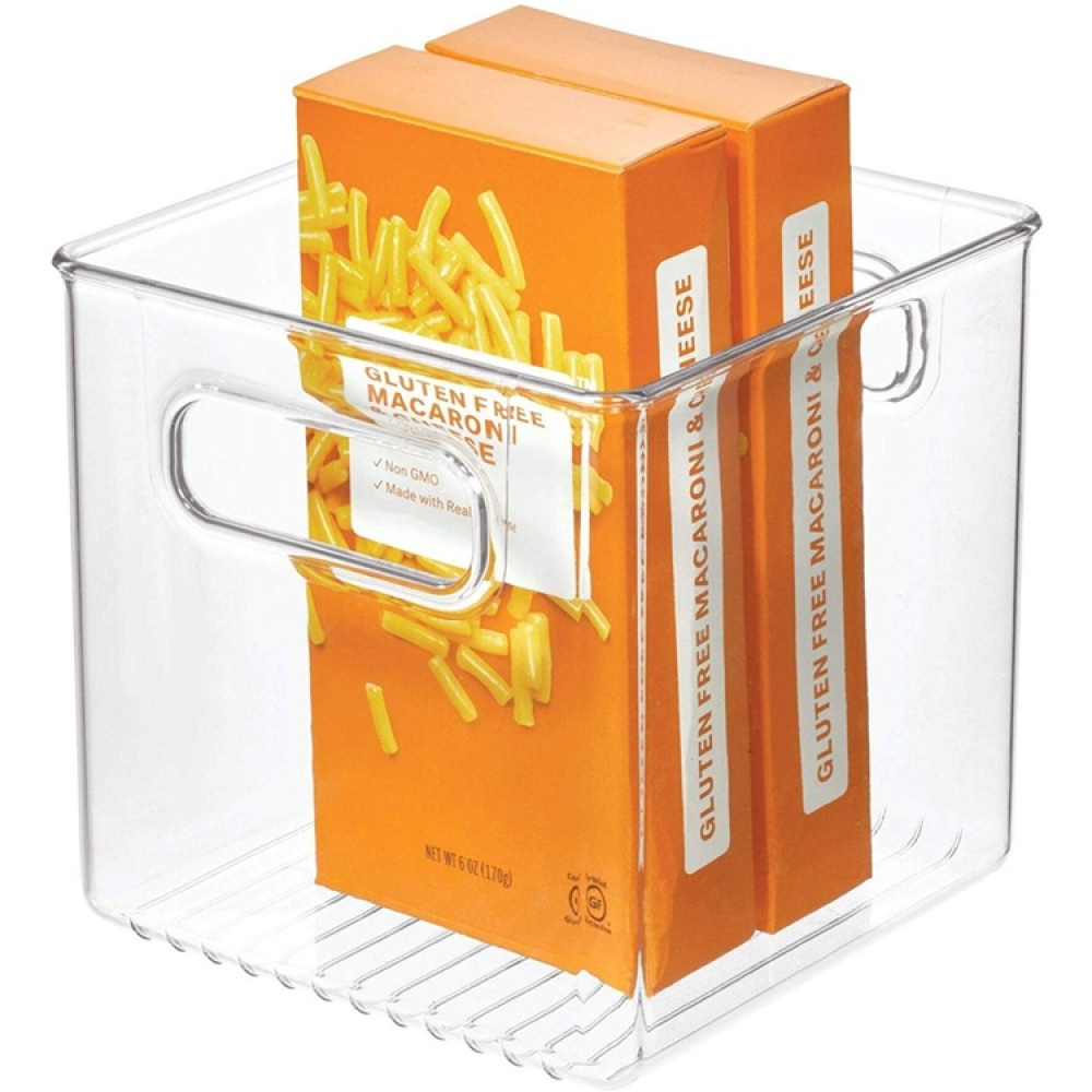 Förvaringslåda, Fyrkantig, ID PANTRY BINZ, 15 x 15 x H 15 cm, Transparent i gruppen Förvaring / Köksförvaring / Organisera köksskåp hos SmartaSaker.se (40837)