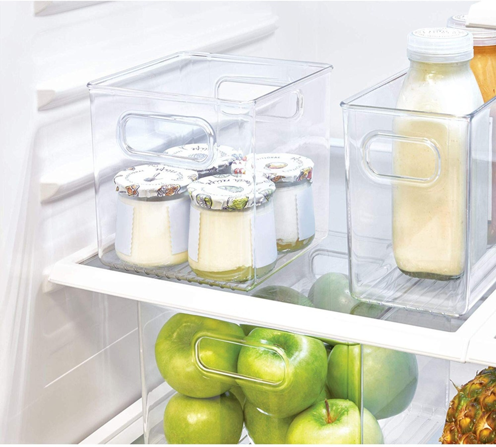Förvaringslåda, Fyrkantig, ID PANTRY BINZ, 15 x 15 x H 15 cm, Transparent i gruppen Förvaring / Köksförvaring / Organisera köksskåp hos SmartaSaker.se (40837)
