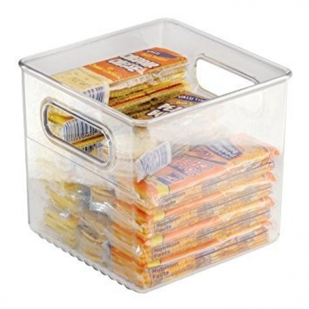 Förvaringslåda, Fyrkantig, ID PANTRY BINZ, 15 x 15 x H 15 cm, Transparent i gruppen Förvaring / Köksförvaring / Organisera köksskåp hos SmartaSaker.se (40837)