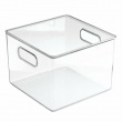 Förvaringslåda, fyrkantig, PANTRY BINZ, 20 x 20 x H15 cm, Klar Förvaringslåda, fyrkantig, PANTRY BINZ, 20 x 20 x H15 cm, Klar