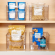 Förvaringslåda, fyrkantig, PANTRY BINZ, 20 x 20 x H15 cm, Klar Förvaringslåda, fyrkantig, PANTRY BINZ, 20 x 20 x H15 cm, Klar