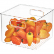 Förvaringslåda, fyrkantig, PANTRY BINZ, 20 x 20 x H15 cm, Klar Förvaringslåda, fyrkantig, PANTRY BINZ, 20 x 20 x H15 cm, Klar
