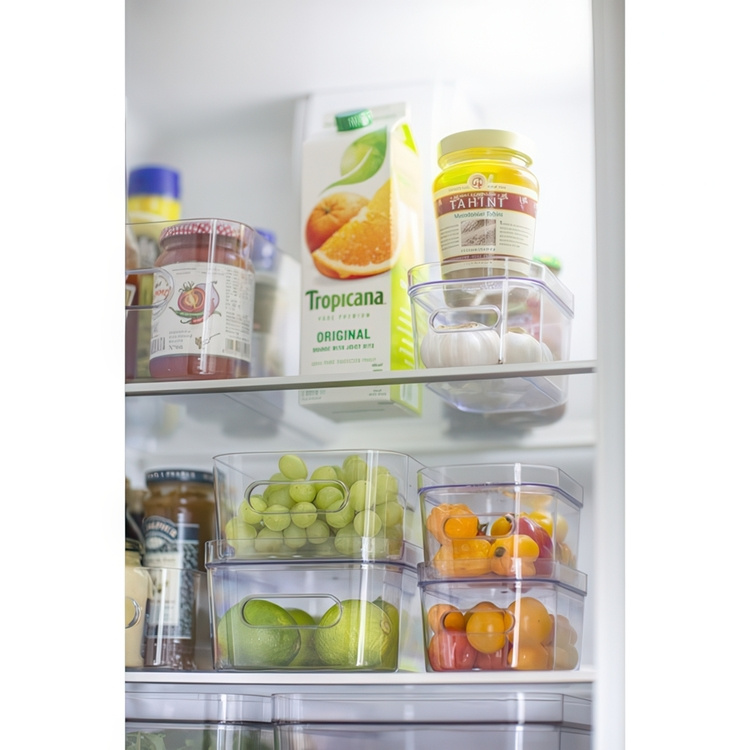 Förvaringslåda, Liten, SMARTSTORE COMPACT S, 20 x 14 x H7,5 cm i gruppen Förvaring / Köksförvaring / Kylskåpsförvaring hos SmartaSaker.se (40842)