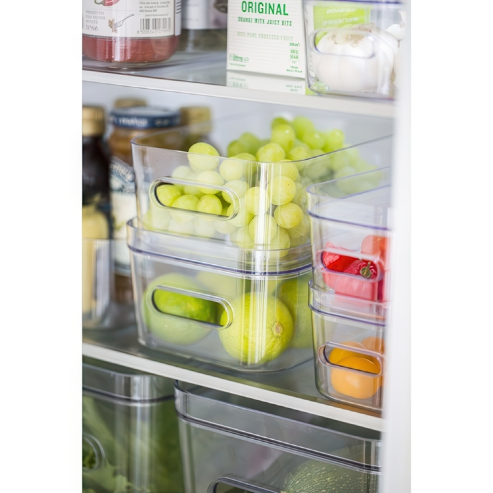 Förvaringslåda, Liten, SMARTSTORE COMPACT S, 20 x 14 x H7,5 cm i gruppen Förvaring / Köksförvaring / Kylskåpsförvaring hos SmartaSaker.se (40842)