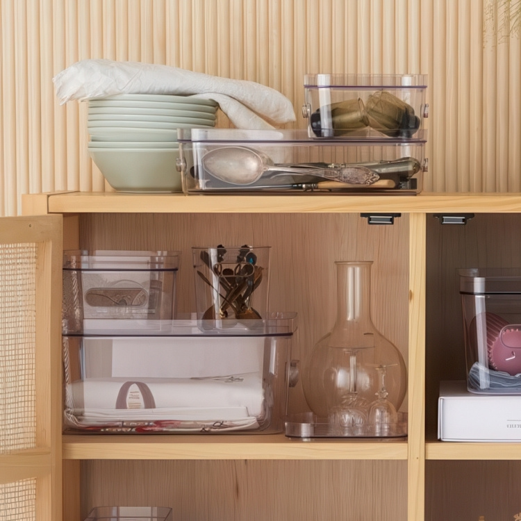 Förvaringslåda, Långsmal, SMARTSTORE COMPACT SLIM, 29,1 x 9,4 x H 6,1 cm i gruppen Förvaring / Köksförvaring / Kylskåpsförvaring hos SmartaSaker.se (40843)