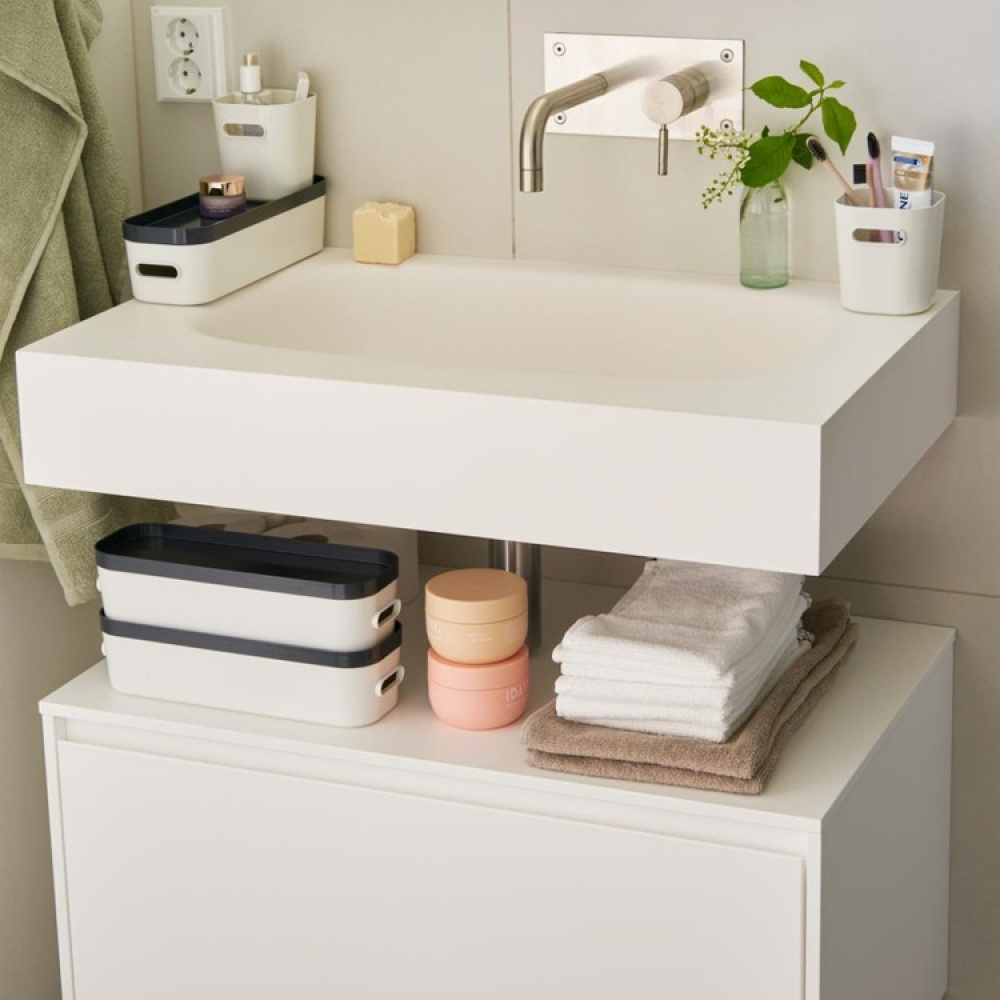 Förvaringslåda, Långsmal, SMARTSTORE COMPACT SLIM, 29,1 x 9,4 x H 6,1 cm i gruppen Förvaring / Köksförvaring / Kylskåpsförvaring hos SmartaSaker.se (40843)