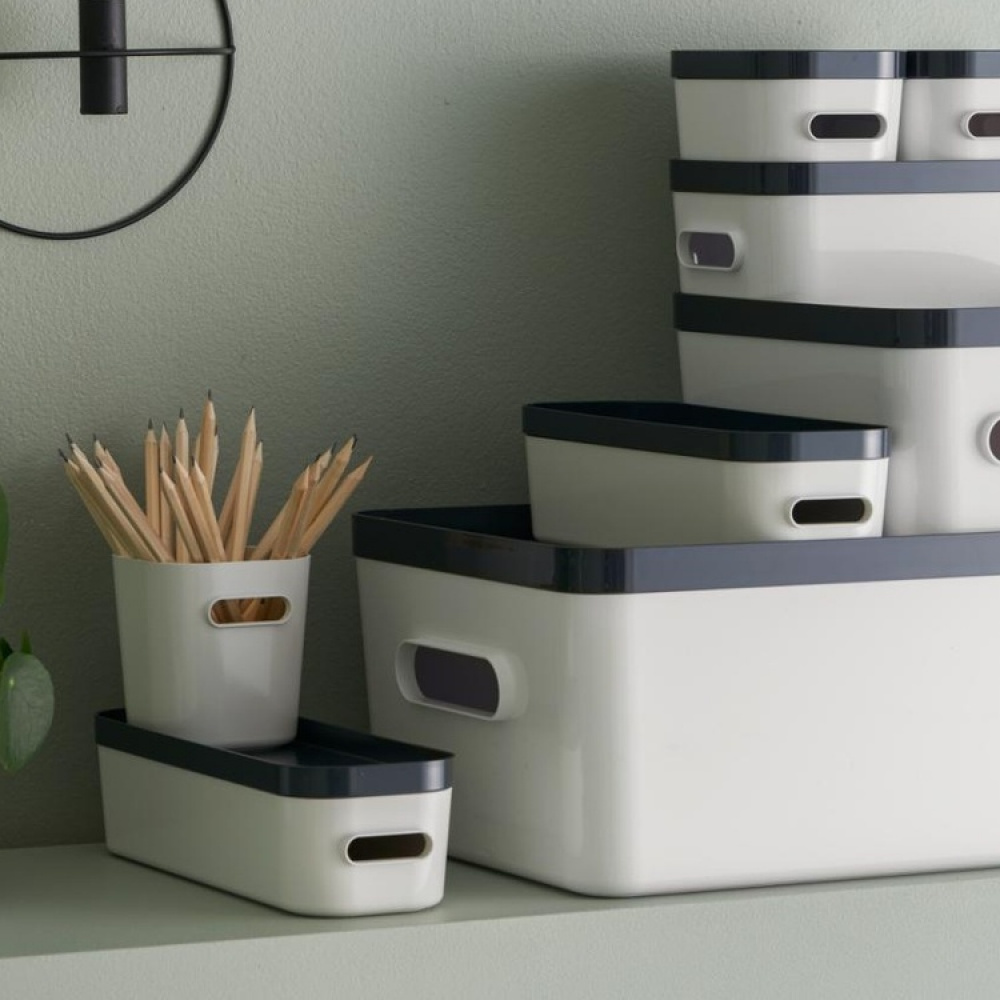 Förvaringslåda, Långsmal, SMARTSTORE COMPACT SLIM, 29,1 x 9,4 x H 6,1 cm i gruppen Förvaring / Köksförvaring / Kylskåpsförvaring hos SmartaSaker.se (40843)