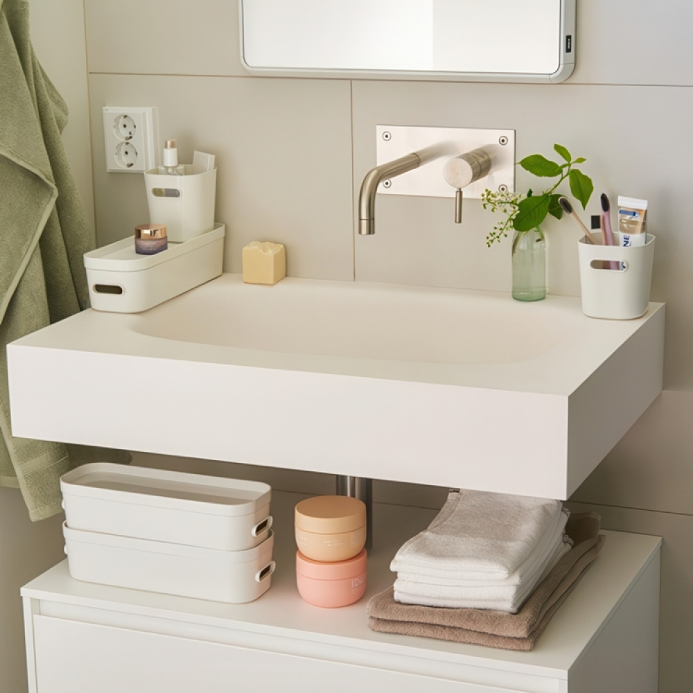 Förvaringslåda, Långsmal, SMARTSTORE COMPACT SLIM, 29,1 x 9,4 x H 6,1 cm i gruppen Förvaring / Köksförvaring / Kylskåpsförvaring hos SmartaSaker.se (40843)