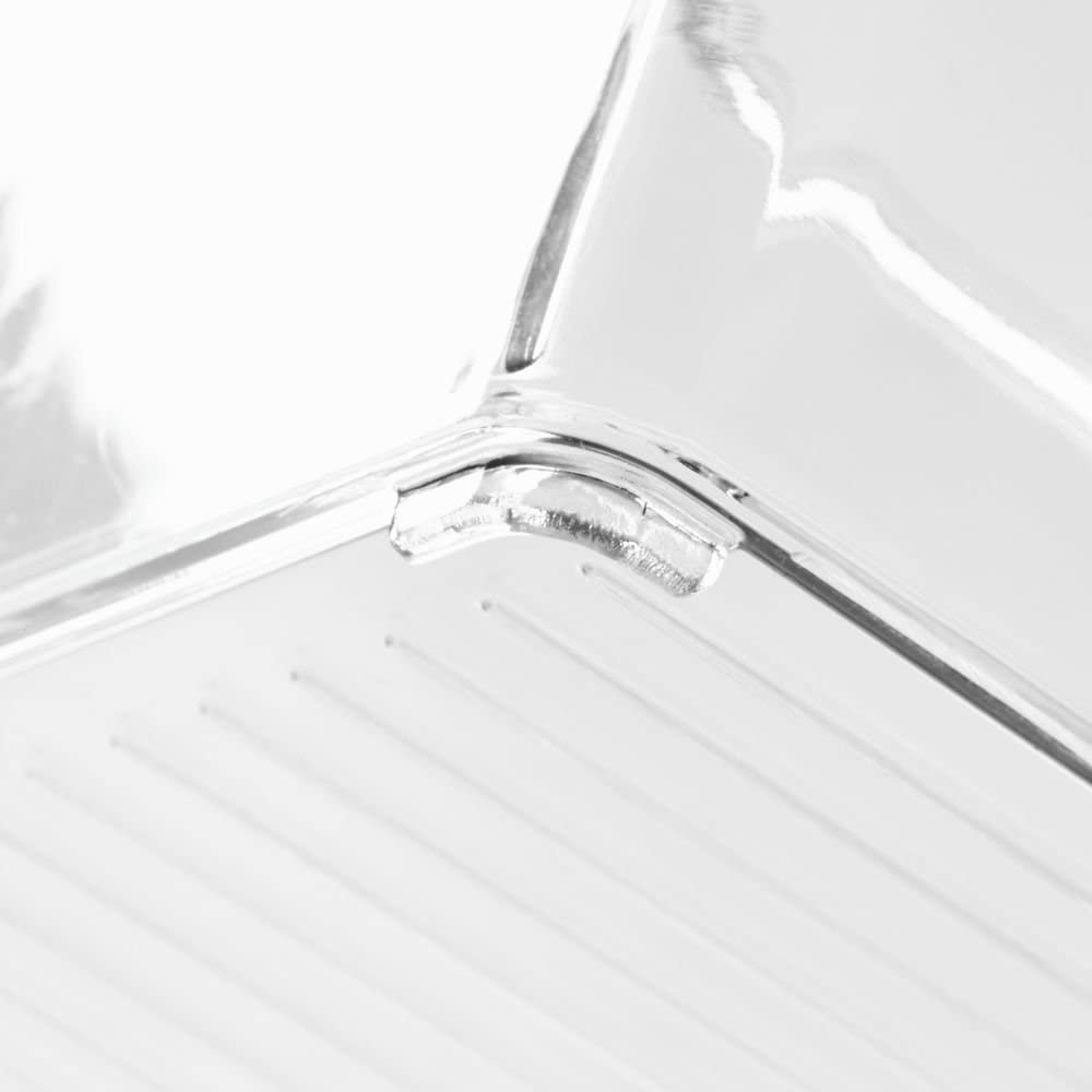 Förvaringslåda, Långsmal, Stapelbar, Låg. ID CABINET BIN, 10,2 x 40,6 x H7,6 cm, Transparent i gruppen Förvaring / Förvaringslådor hos SmartaSaker.se (40844)