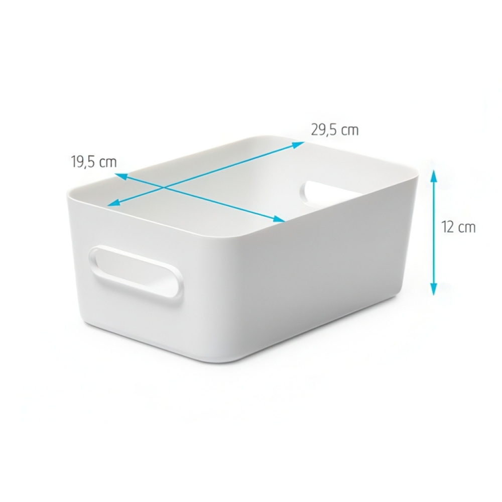 Förvaringslåda, Medium, SMARTSTORE COMPACT M, 29,5 x 19,5 x H12 cm i gruppen Förvaring / Köksförvaring / Kylskåpsförvaring hos SmartaSaker.se (40845)