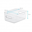 Förvaringslåda, Medium, SMARTSTORE COMPACT M, 29,5 x 19,5 x H12 cm Förvaringslåda, Medium, SMARTSTORE COMPACT M, 29,5 x 19,5 x H12 cm