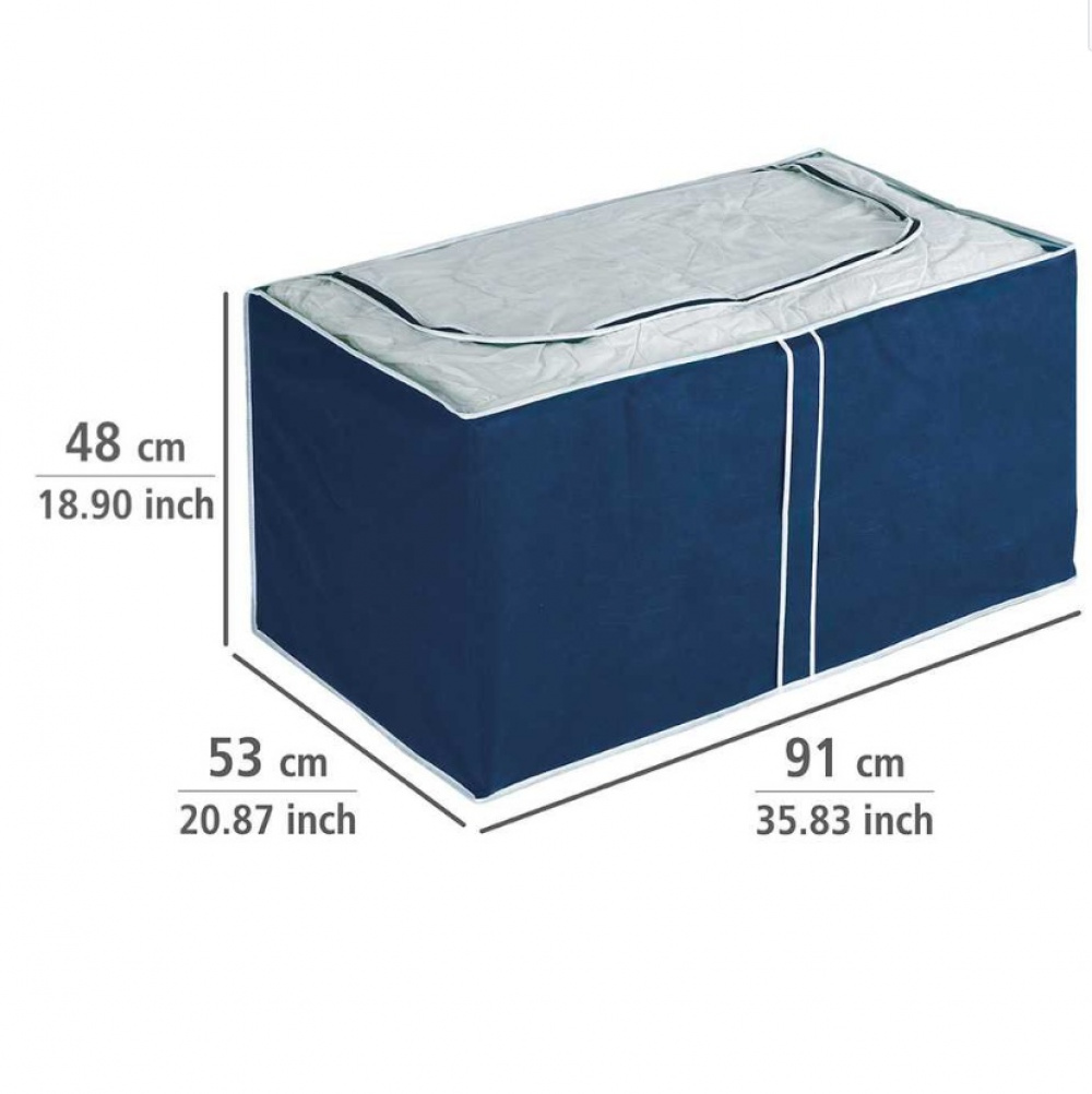 Förvaringslåda, mjuk, JUMBO AIR, 91 x 53 x 48 cm, Blå i gruppen Förvaring / Garderobsförvaring hos SmartaSaker.se (40846)