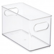 Förvaringslåda, Smal, Stapelbar, THE HOME EDIT NARROW PANTRY BIN, 25,4 x 12,4 x H15,2 cm, Klar Förvaringslåda, Smal, Stapelbar, THE HOME EDIT NARROW PANTRY BIN, 25,4 x 12,4 x H15,2 cm, Klar