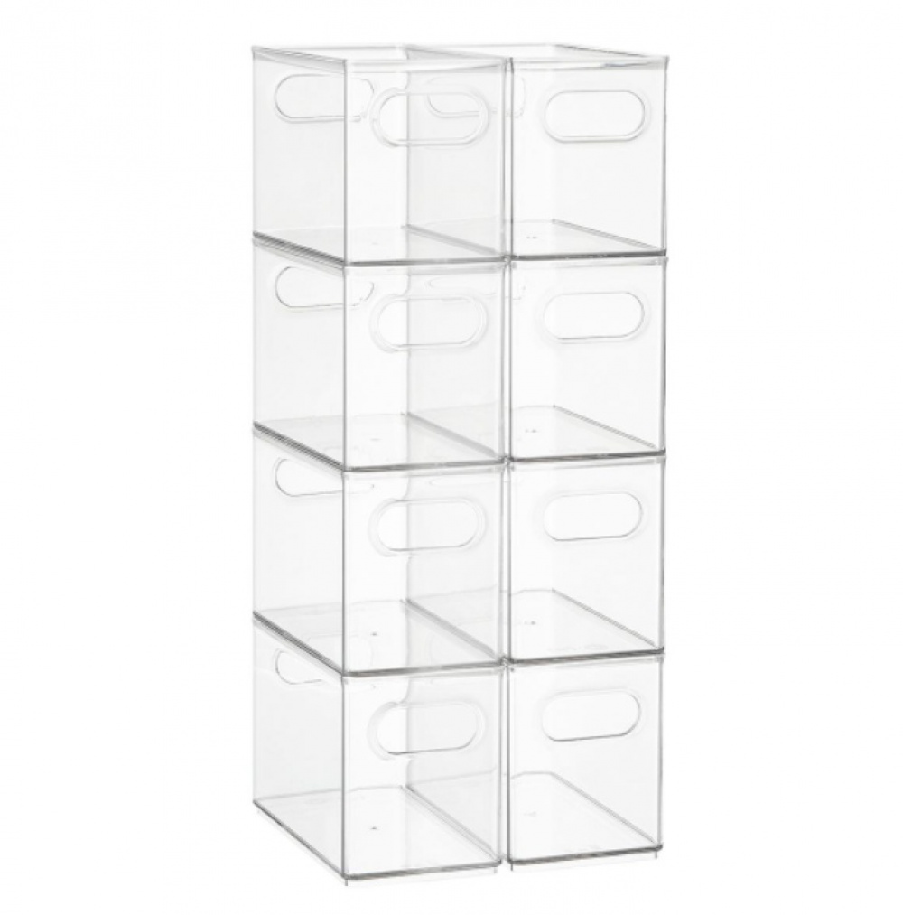 Förvaringslåda, Smal, Stapelbar, THE HOME EDIT NARROW PANTRY BIN, 25,4 x 12,4 x H15,2 cm, Klar i gruppen Förvaring / Förvaringslådor hos SmartaSaker.se (40853)