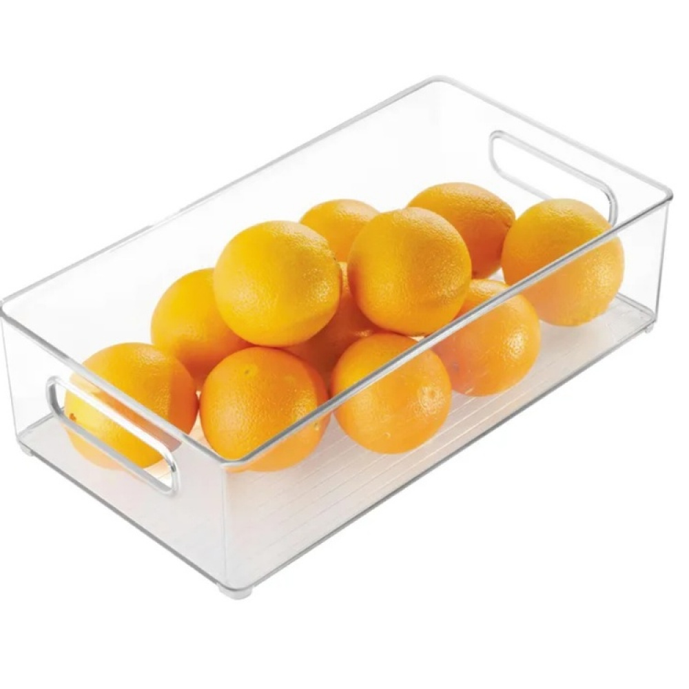 Förvaringslåda, Stapelbar, ID CABINET BINZ, 20,3 x 36,8 x H10,2 cm, Transparent i gruppen Förvaring / Köksförvaring / Organisera köksskåp hos SmartaSaker.se (40856)