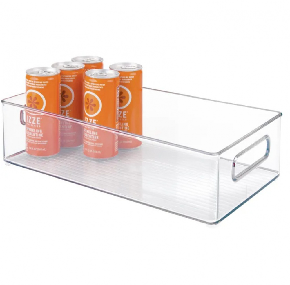 Förvaringslåda, Stapelbar, ID CABINET BINZ, 20,3 x 36,8 x H10,2 cm, Transparent i gruppen Förvaring / Köksförvaring / Organisera köksskåp hos SmartaSaker.se (40856)