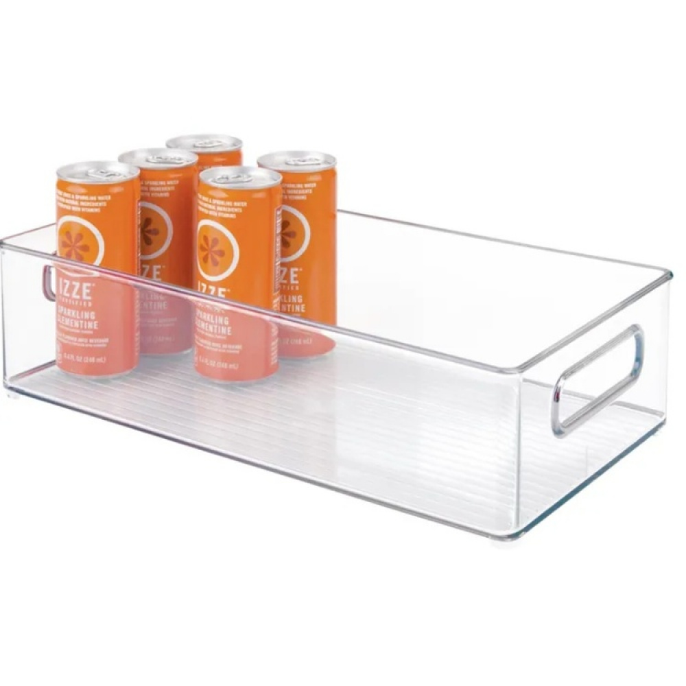 Förvaringslåda, Stapelbar, ID CABINET BINZ, 20,3 x 36,8 x H10,2 cm, Transparent i gruppen Förvaring / Köksförvaring / Organisera köksskåp hos SmartaSaker.se (40856)