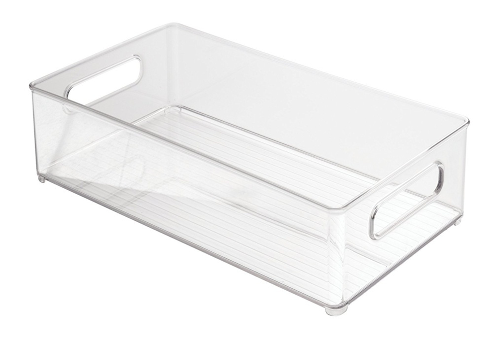 Förvaringslåda, Stapelbar, ID CABINET BINZ, 20,3 x 36,8 x H10,2 cm, Transparent i gruppen Förvaring / Köksförvaring / Organisera köksskåp hos SmartaSaker.se (40856)