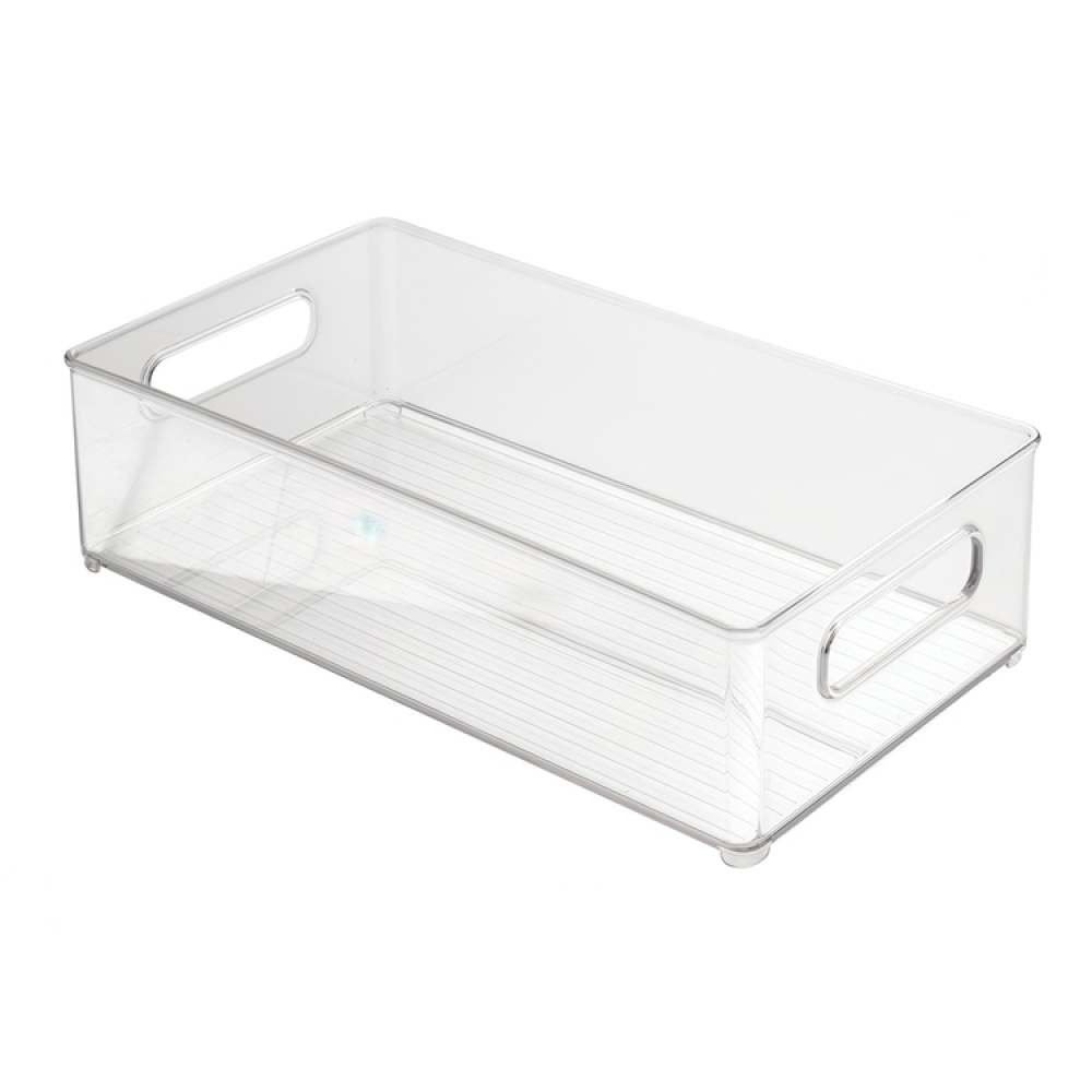 Förvaringslåda, Stapelbar, ID CABINET BINZ, 20,3 x 36,8 x H10,2 cm, Transparent i gruppen Förvaring / Köksförvaring / Organisera köksskåp hos SmartaSaker.se (40856)