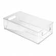 Förvaringslåda, Stapelbar, ID CABINET BINZ, 20,3 x 36,8 x H10,2 cm, Transparent Förvaringslåda, Stapelbar, ID CABINET BINZ, 20,3 x 36,8 x H10,2 cm, Transparent