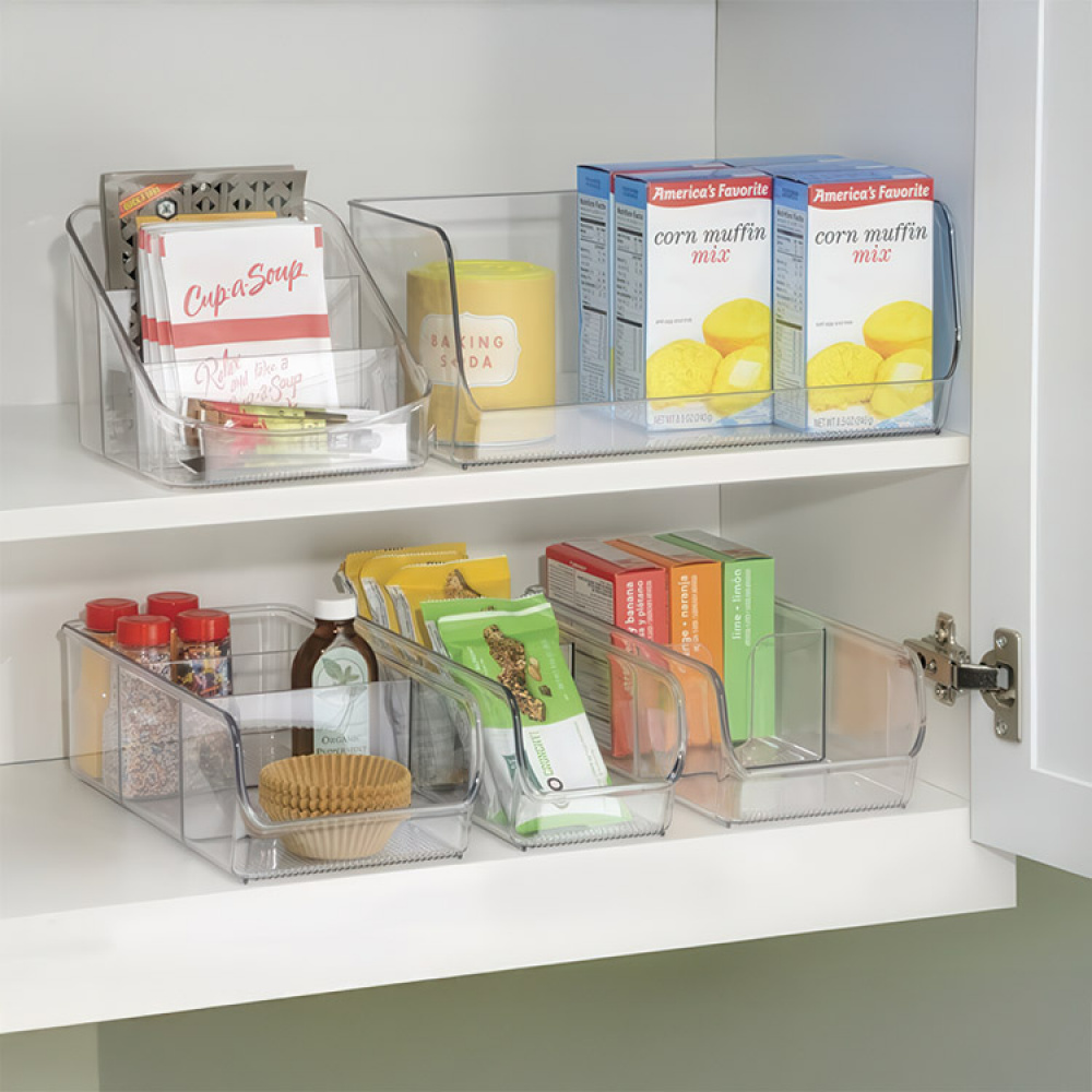 Förvaringslådaför kryddpåsar, med fack, CABINET ORGANIZER, 14 x 30 x H 9 cm, Klar i gruppen Förvaring / Köksförvaring / Organisera köksskåp hos SmartaSaker.se (40859)