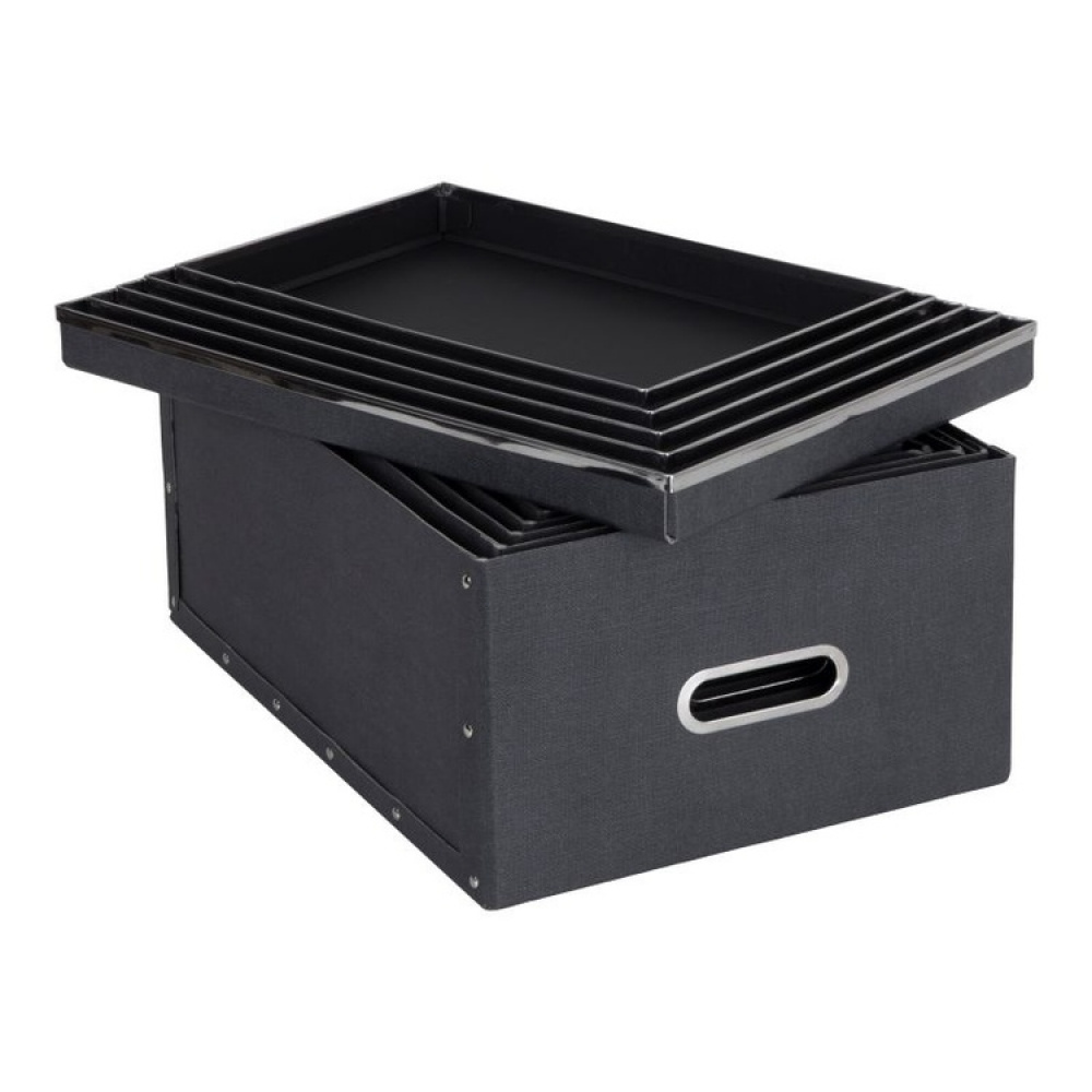 Förvaringslådor, 5 st, BIGSO JOACHIM CANVAS i gruppen Förvaring / Förvaringslådor / BigSo förvaringslådor hos SmartaSaker.se (40860)