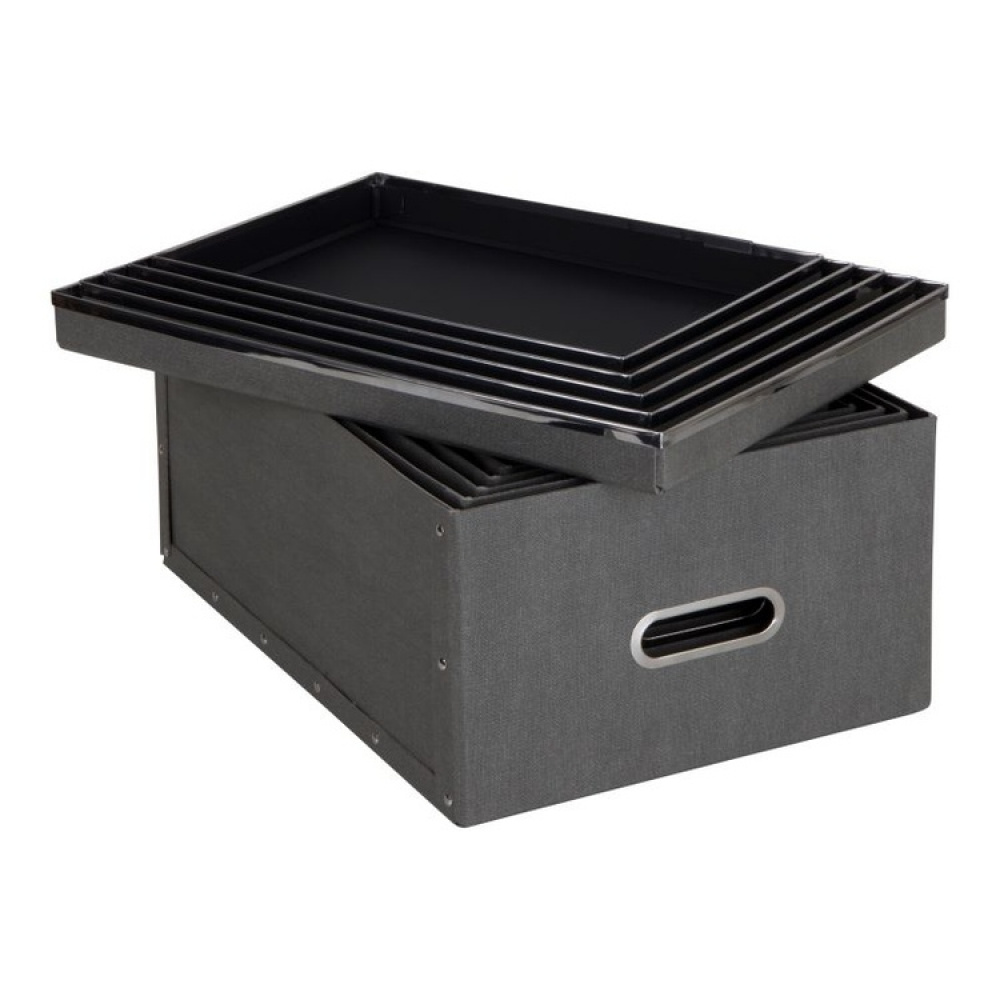 Förvaringslådor, 5 st, BIGSO JOACHIM CANVAS i gruppen Förvaring / Förvaringslådor / BigSo förvaringslådor hos SmartaSaker.se (40860)