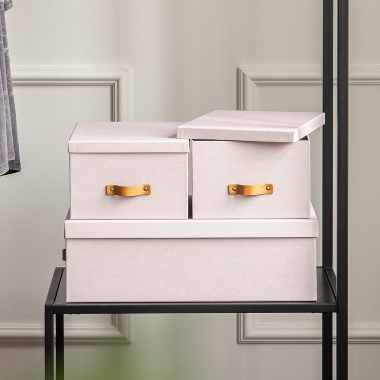 Förvaringslådor, Set med 3, BIGSO INGE RESTORE i gruppen Förvaring / Förvaringslådor / BigSo förvaringslådor hos SmartaSaker.se (40862)